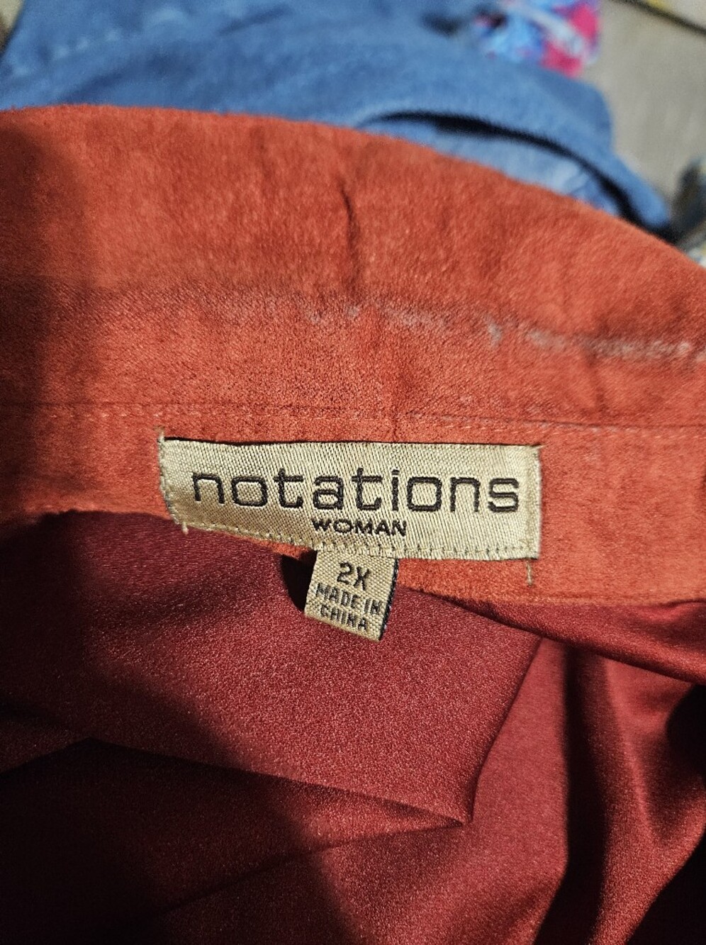 Notations Button Down Top 2X - Picture 4 of 4